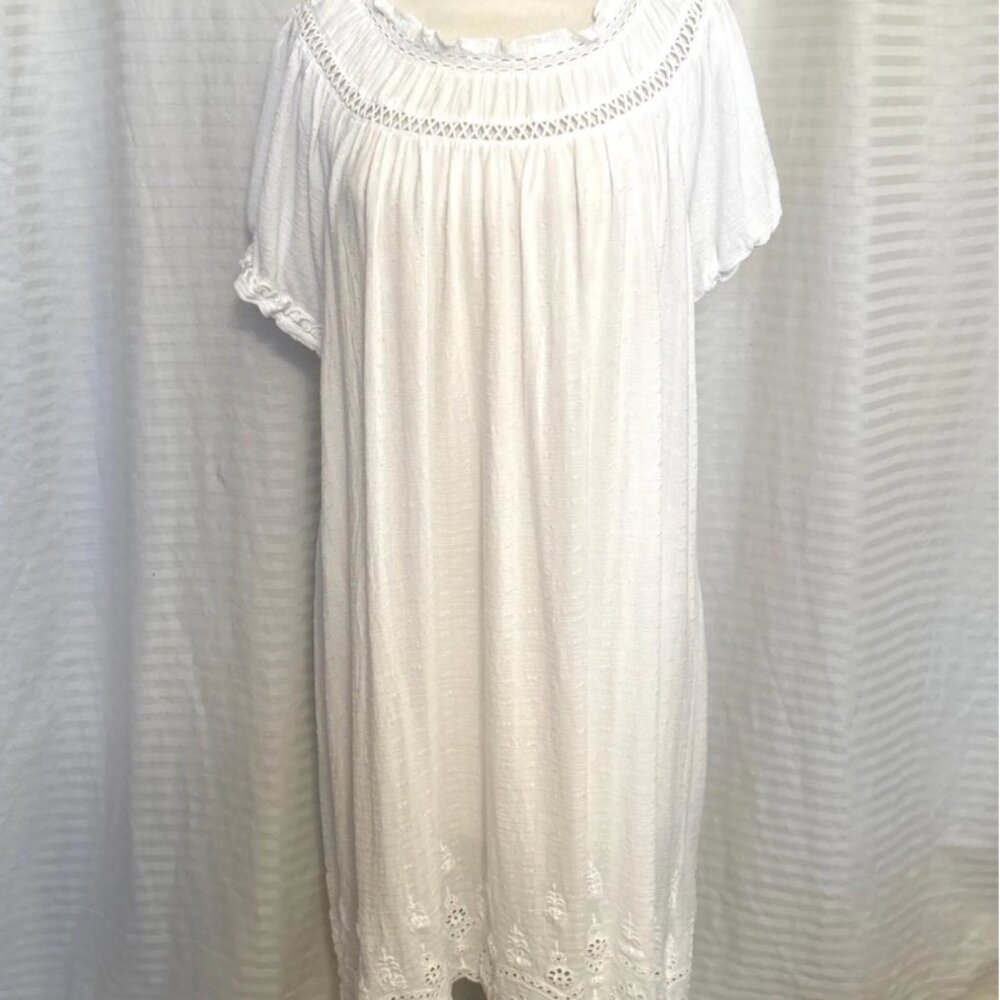 RACHEL ASHWELL Romantic white lace dress
